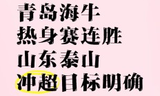 山东泰山迎战青岛海牛，谁能取得关键胜利