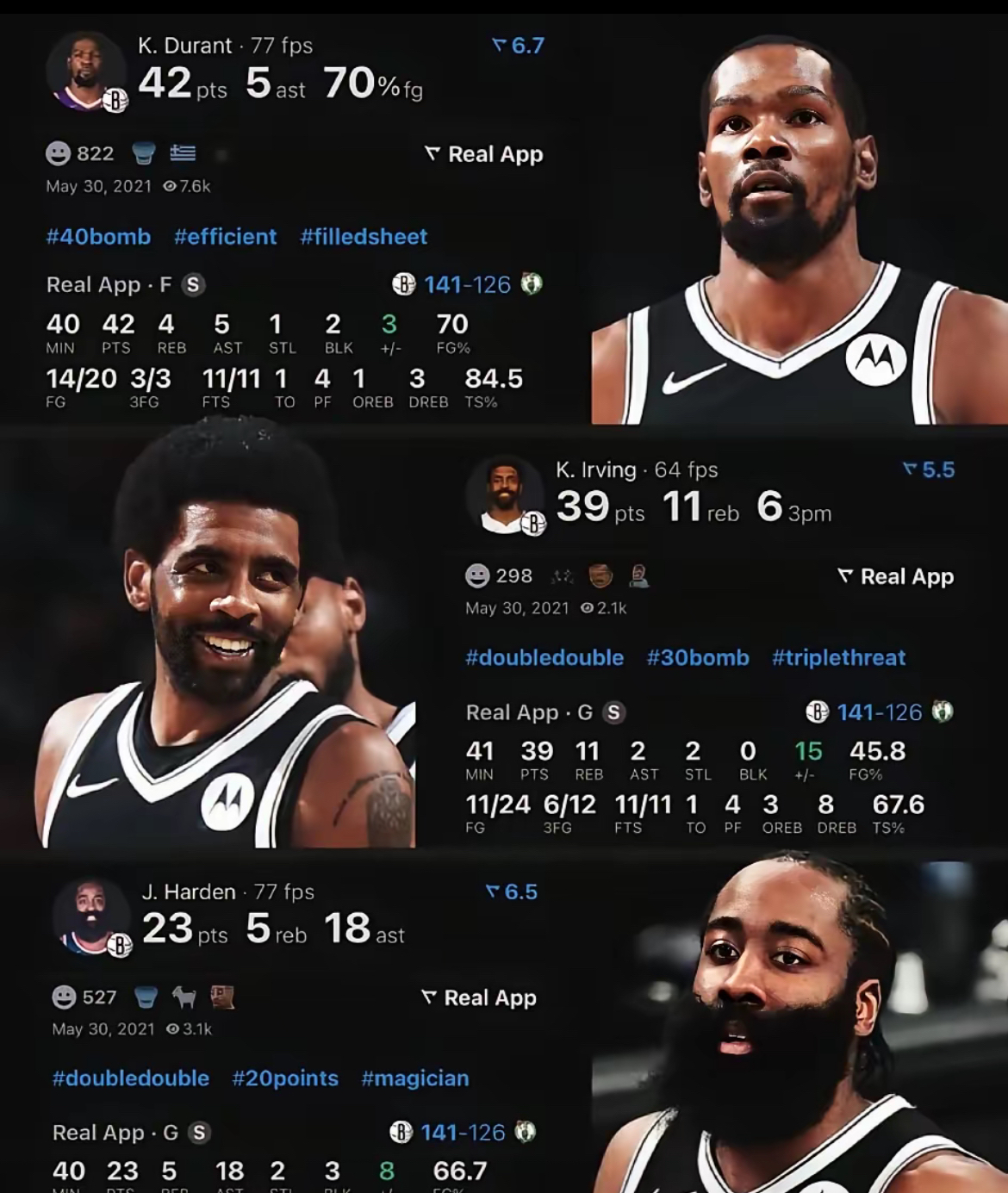  杜兰特关键节点高光表现，篮网带队取胜！